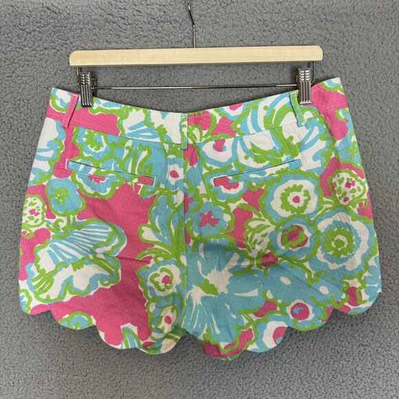 S Lilly Pulitzer Short Womens 8 The Buttercup Multicolor‎ Floral Print Beachy - Picture 2 of 7